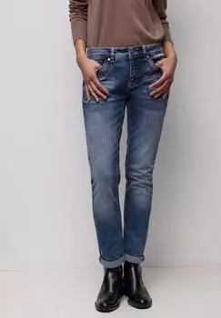Street One Casual Fit Jeans Slim Fit Heavy Washed (A38022317636) blue denim