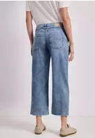 Street One Loose-fit-Jeans "Style Emee", Damen, Gr. 32, L&auml;nge 26, blau (mid...