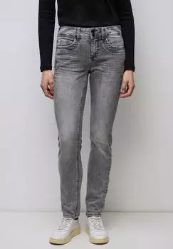 Street One Crissi Jeans Slim Soft Wash grey denim