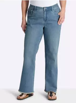 Sheego Bootcut Jeans (26432802) blau/bleached