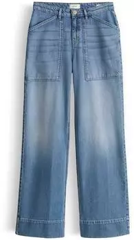 Opus MIVA COMFY Wide Leg Jeans mid comfy blue
