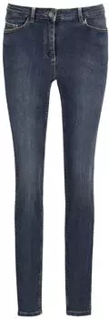 Madeleine Plissierte Palazzo-Hose in Ceramica-Qualität (19227438) blue denim