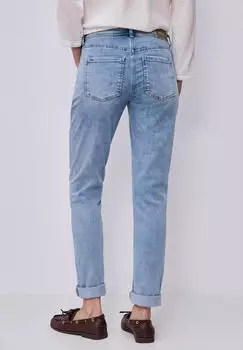 Street One Mid Waist Slim Leg Jeans mit Turn-Up (A3804721767926H) blue denim