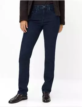 BRAX Damen Five-Pocket-Hose Style CAROLA CLEAN DARK BLUE denim dunkelblau Gr. (096503_9949620_12)