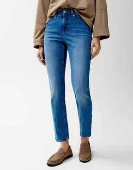 Opus Slim-fit-Jeans MELLY BASE Slim Jeans mid sky blue