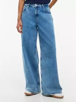 Tommy Hilfiger Daisy Low Rise Loose Jeans in Dark Wash (73851339) blue denim