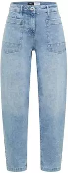 Cecil Barrel Leg Jeans mit aufgesetzten Taschen (B381335) blau