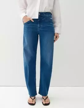 Opus Relax-fit-Jeans MARI COSMO Barrel Jeans aus Dry Indigo® Mid Rise