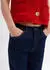 bonprix Loose-fit-Jeans Used Look, reguläre Länge (14821448) blau