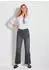 GOLDNER Vera Jeans Loose Fit Heavy Washed grau
