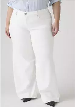 Levi's PL 318 Shaping Wide Leg Jeans im Five-Pocket Style (0033F-0003) soft clean wei&szlig;