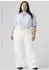 Levi's PL 318 Shaping Wide Leg Jeans im Five-Pocket Style (0033F-0003) soft clean weiß
