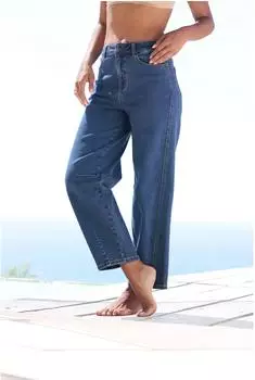 Buffalo Ankle Jeans Barrel Style Loose Fit Washed (21097617) darkblue washed