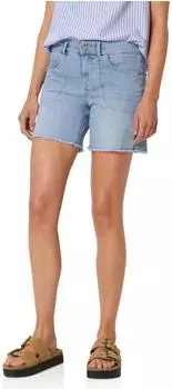 Street One Straight Leg Denim Shorts Casual Fit (F380334) light authentic blue wash