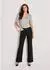 Madeleine Straight Wide-Leg Jeans aus Powerstretch mit Formbund und 5-Pocket-Style (60669303600360) black