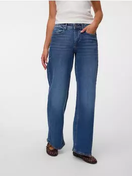 Vero Moda VMAllison Jeans Regular Fit Mid Waist (10354424) medium blau denim