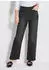 GOLDNER Vera Jeans Loose Fit Heavy Washed schwarz