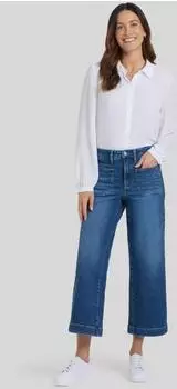 Not Your Daughter's Jeans Teresa Wide Leg Ankle Jeans Slimming Fit opernblau