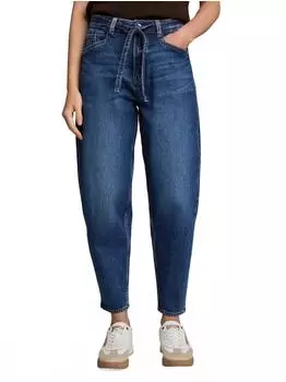Tom Tailor Denim TTADEA Barrel Jeans mit Gürtel (1048105) blau