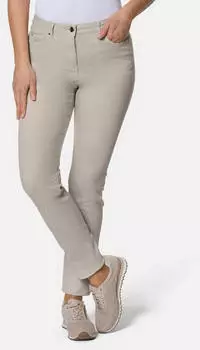 GOLDNER Bella 7/8 Stretchhose Slim Fit Light Washed (34798231) kitt