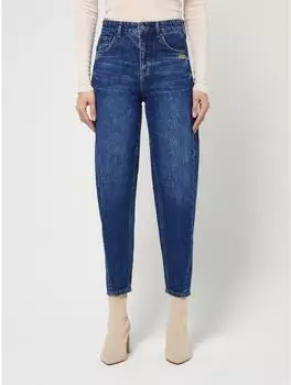 Gang 94BLAKE 5-Pocket Jeans Cropped mit eingesetztem Seitenstreifen auth. darkblue