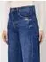Gang 94BLAKE 5-Pocket Jeans Cropped mit eingesetztem Seitenstreifen auth. darkblue