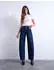 Topshop TSBARREL HR DENIM JEANS DB NOOS Wide Leg Jeans Barrel Fit High Waist dunkelblau