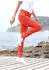 GOLDNER BELLA Lederlook-Hose hagebutte