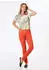 GOLDNER BELLA Lederlook-Hose hagebutte