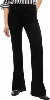 Tommy Hilfiger Luna Mid Rise Flare Stay Black Bootcut Jeans (WW0WW52186) denim (stay black)