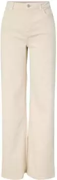 Pieces PCSILKE Regular Fit Jeans beige