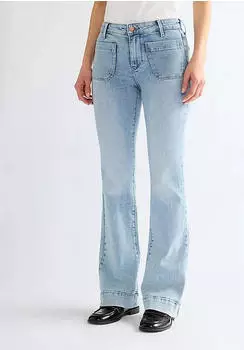 Wrangler Flare Jeans hellblau