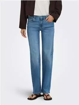 Only ONLWINNIE MID STRAIGHT DNM Straight Jeans Straight Fit Mid Waist medium blue denim