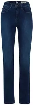 BRAX Damen Five-Pocket-Hose Style CAROLA USED REGULAR BLUE denim blau regular Gr. (096703_9994620_24)