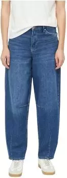 s.Oliver x Heidi Klum: Ankle-Jeans / Barrel Fit / High Rise / blau 2185567.56Z4.