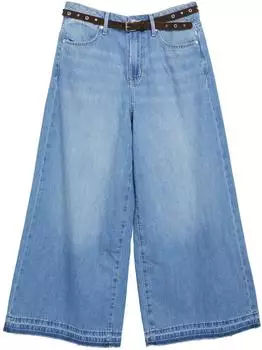 s.Oliver Culotte / High Rise / Wide Fit / mit Nieteng&uuml;rtel /26 blau 2180937.53Y4.