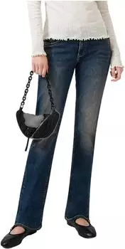 s.Oliver Jeans Catie / Mid Rise / Straight Fit / blau 2141309.58Z9.