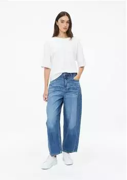 s.Oliver x Heidi Klum: Ankle-Jeans / Barrel Fit / High Rise / blau 2184885.54Y2.