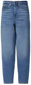 s.Oliver Jeans / Regular Fit / High Rise / Barrel Leg / blau 2187070.55Z4.