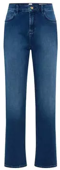 BRAX Damen Five-Pocket-Hose Style MADISON S USED REGULAR BLUE denim blau regular Gr. (096653_9937520_25)