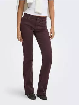 Only Blush Mid Flared Jeans (15379119) dark brown
