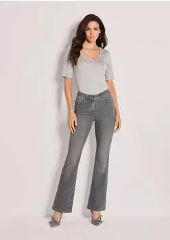 Madeleine Five-Pocket-Jeans im Bootcut-Style Regular Fit (27498304) grau
