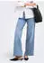 Only Onlvally Reg Wide DNM Weite Jeans, Washed (15310949) light blue denim