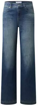 Angels Jeans EVY Bootcut-Jeans mit Schlitz Relaxed Fit (2907-350) gr&uuml;nish blau used