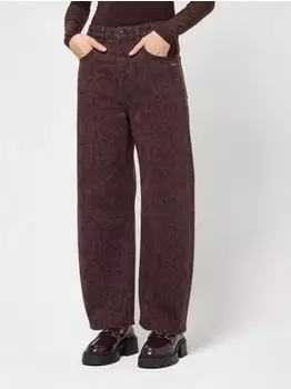 Gang 5-Pocket-Jeans 94SARINA (66353805) drk braun snake/schwarz