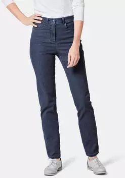 GOLDNER LOUISA Slim Fit Jeans mit Stretch-Anteil (77313441) dunkelblau