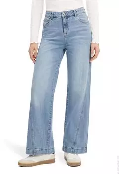 Cartoon Stretch-Jeans im Used-Look, weit (24410246) blau