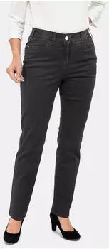 GOLDNER Denimhose mit Stretchkomfort Regular Fit Jeans (46900513) schwarz