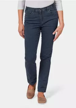 GOLDNER Denimhose mit Stretchkomfort Regular Fit Jeans (81636524) dunkelblau