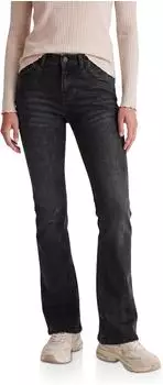 Street One Mid Waist Bootcut Jeans im Slim Fit (F38091318069)